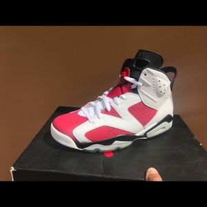 Air Jordan Carmine 6s size 9.5